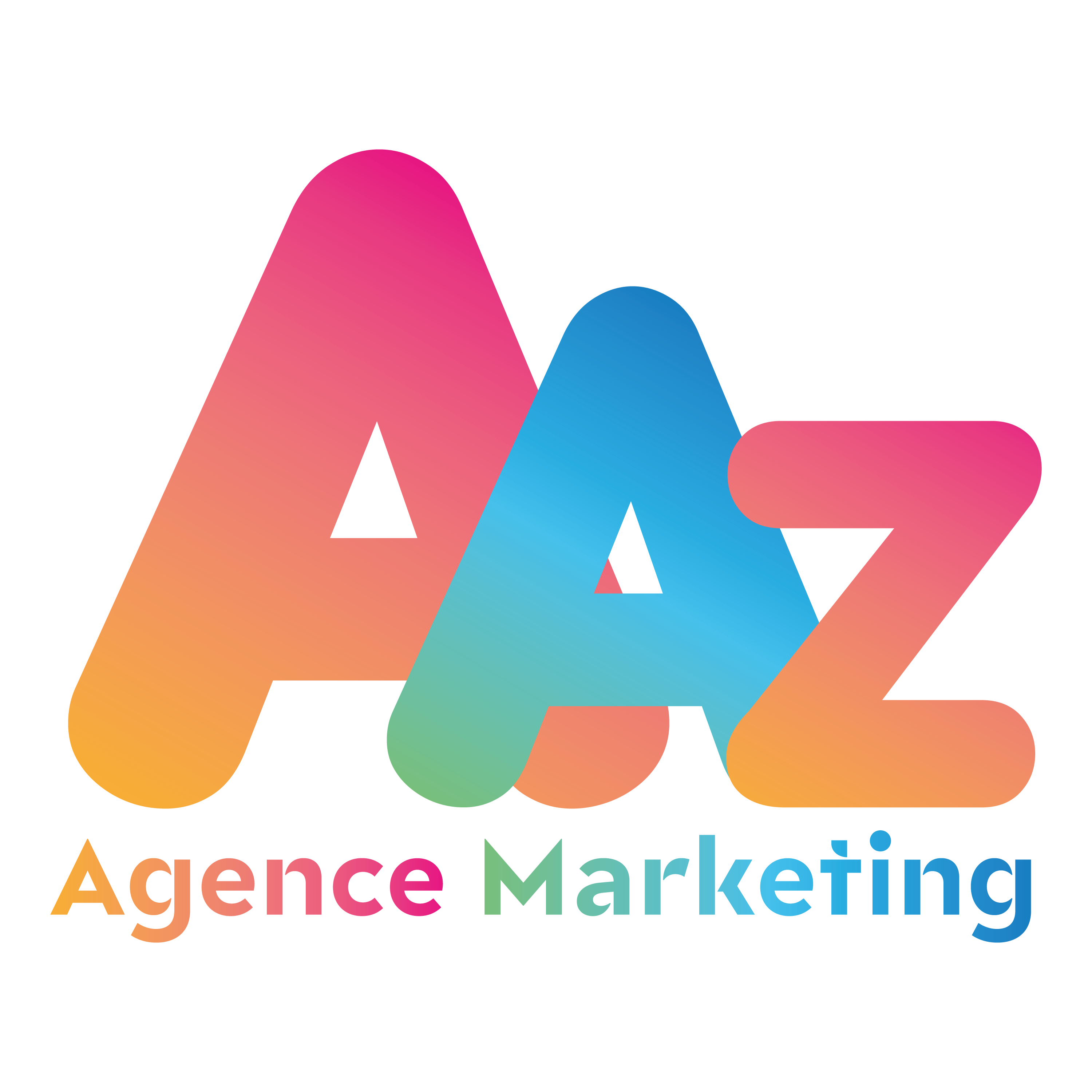 logo agence aaz lettres A A Z