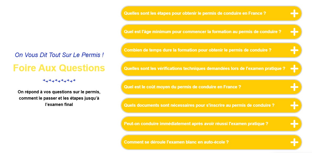 Formation Site One Page