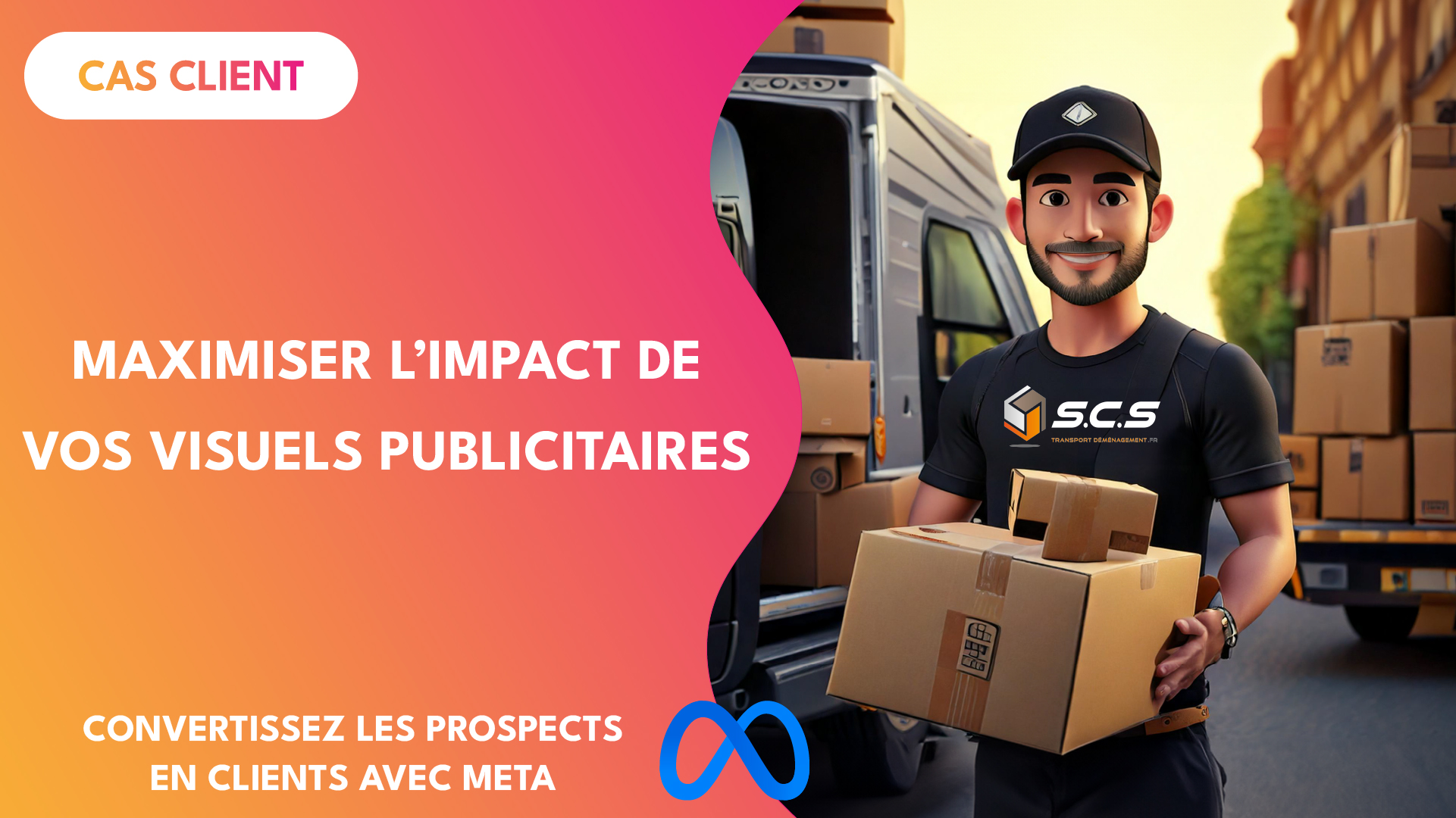 Visuels Publicitaires Meta SCS Déménagement